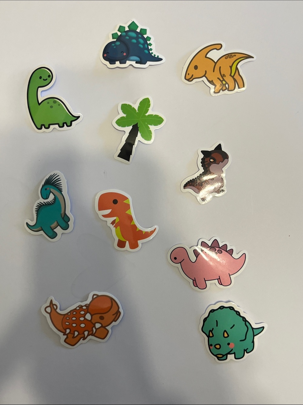 Cute Colorful Dinosaur Sticker Set